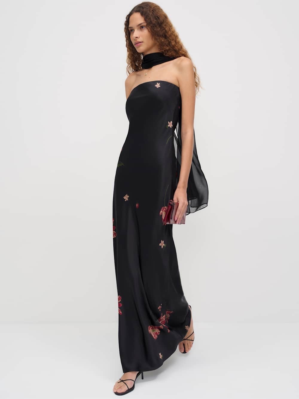 Reformation Oren Silk Dress